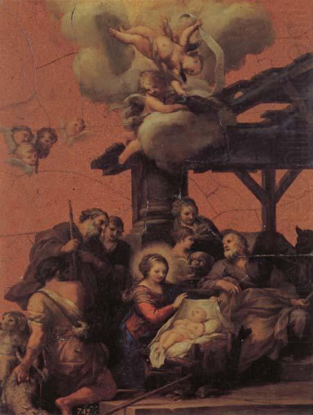 Pietro da Cortona The Nativity and the Adoration of the Shepherds oil painting picture
